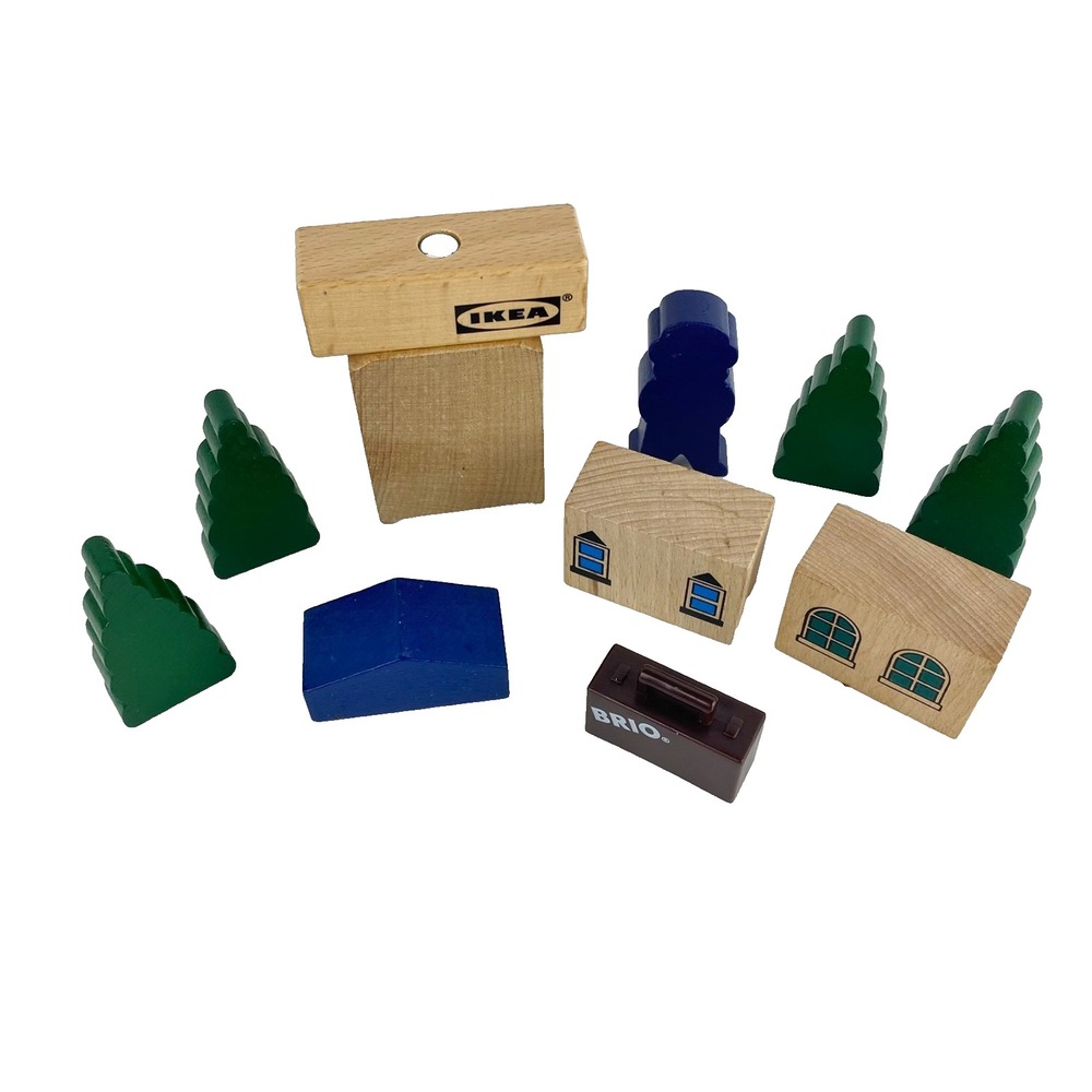 Wooden Trees & Houses for Thomas & Friends Wooden Railway
